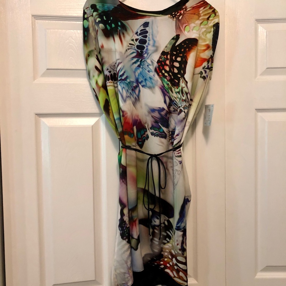 Suzy Chin for Maggy Sleeveless Butterfly Dress